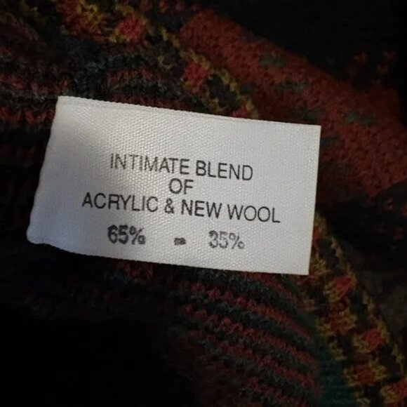 Adonis brand size M striped Style Multicolor Sweater, acrylic and wool blend - Picture 3 of 5